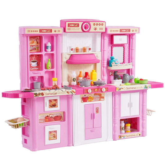 74 Piece Kitchen Playset (Pink)