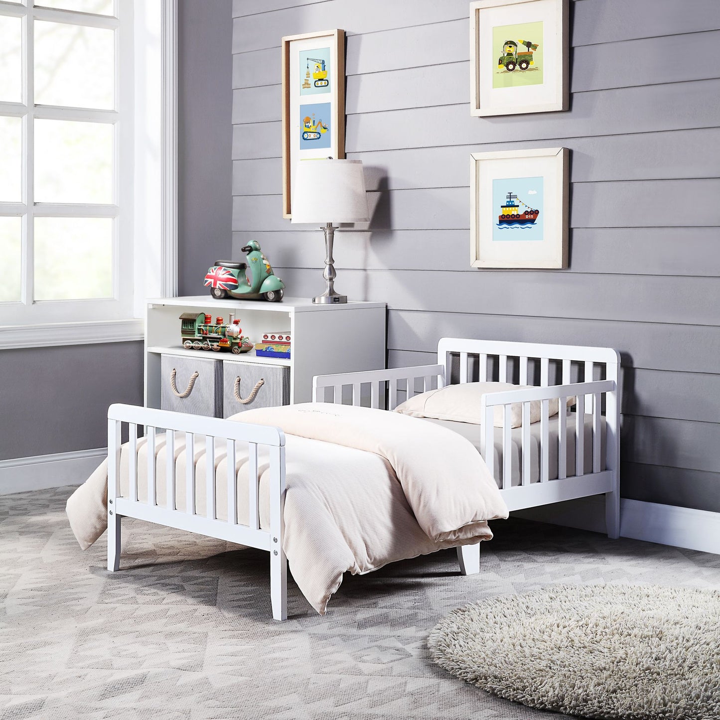 Jax Toddler Bed (White)