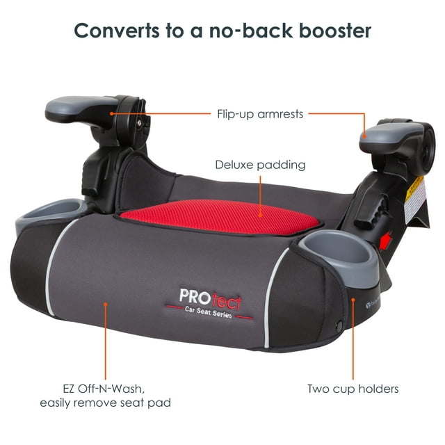 PROtect Folding High Back Booster Seat (Mars Red)