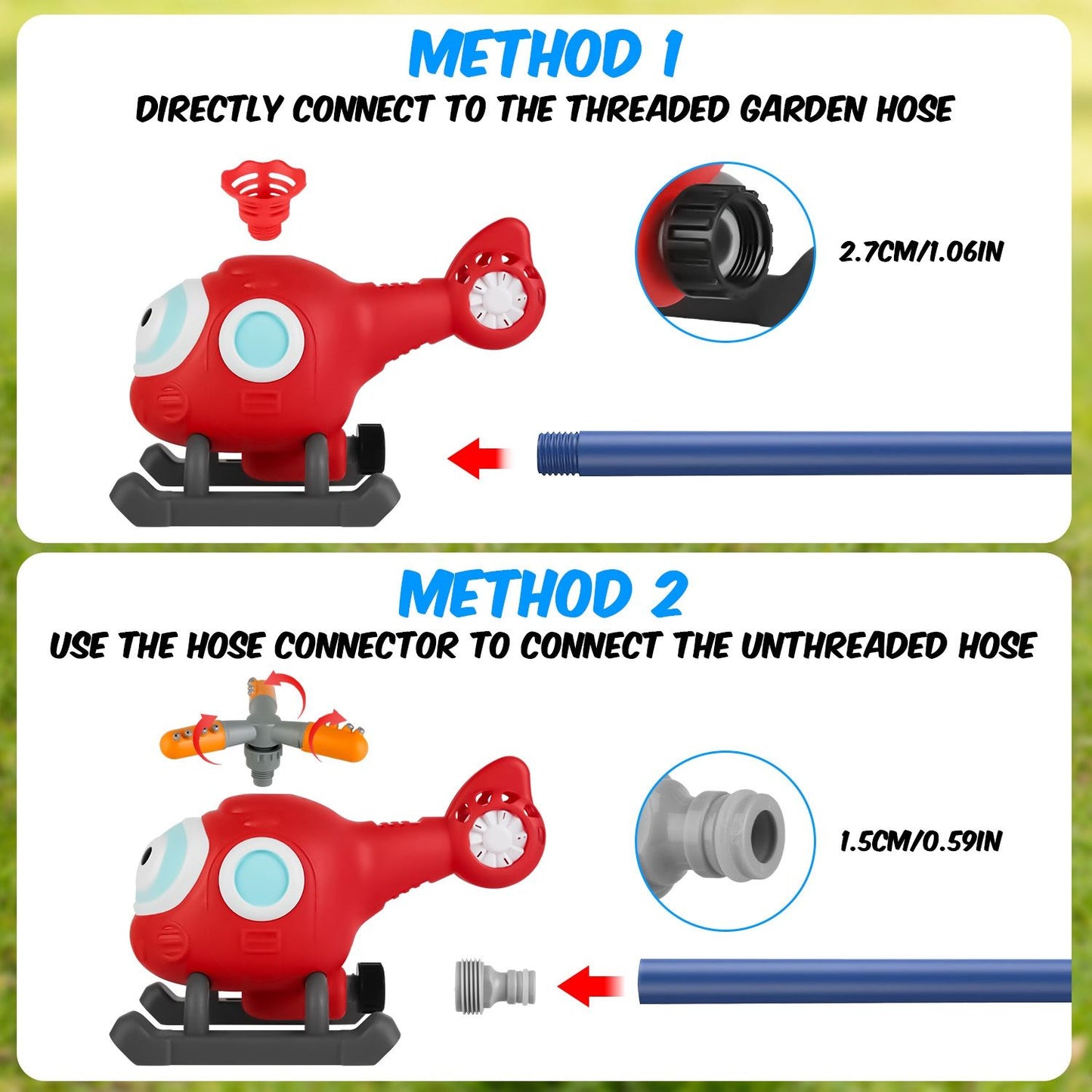 2 In 1 Water Sprinkler