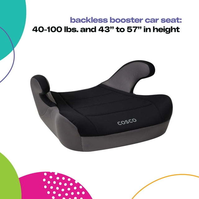 Cosco Rise LX Booster Seat (Fossil Black)