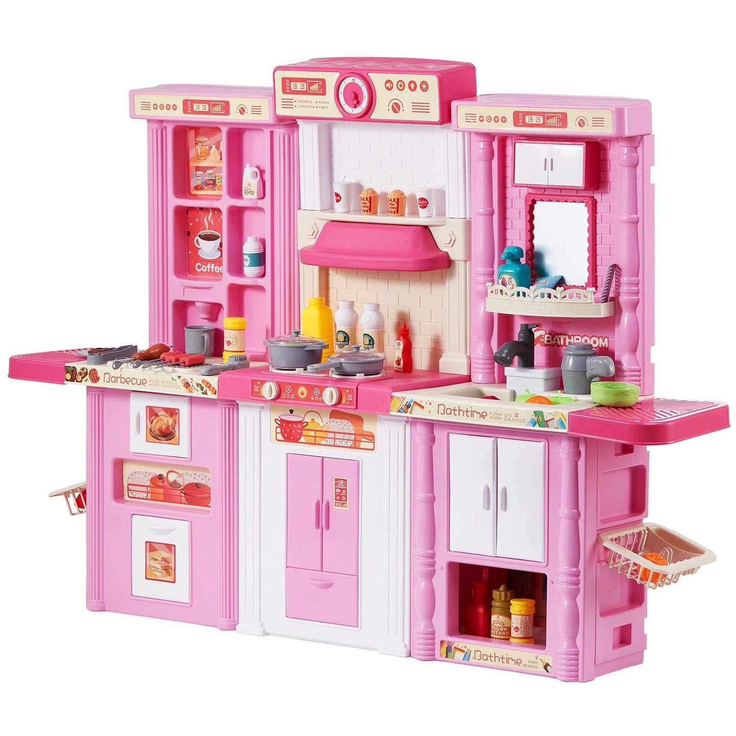 74 Piece Kitchen Playset (Pink)