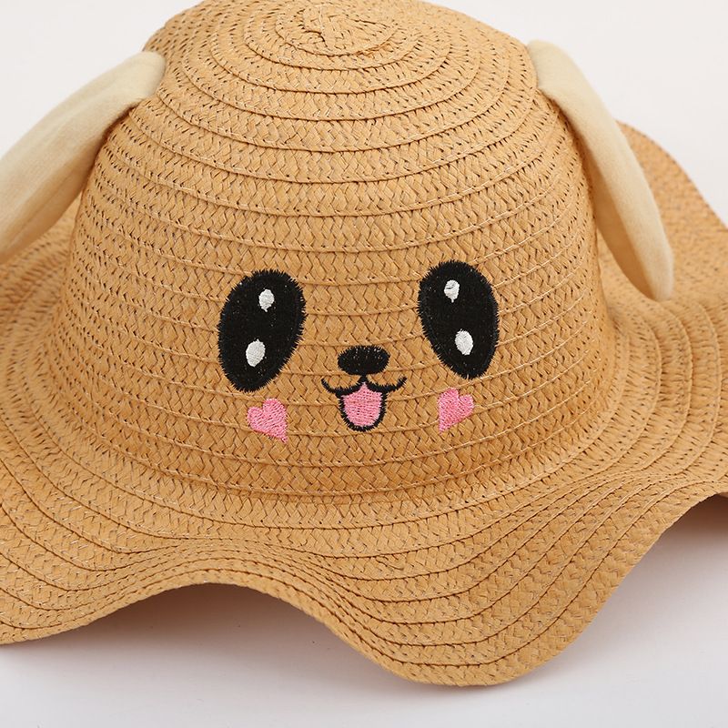 Rabbit Ear Sunshade Straw Hat