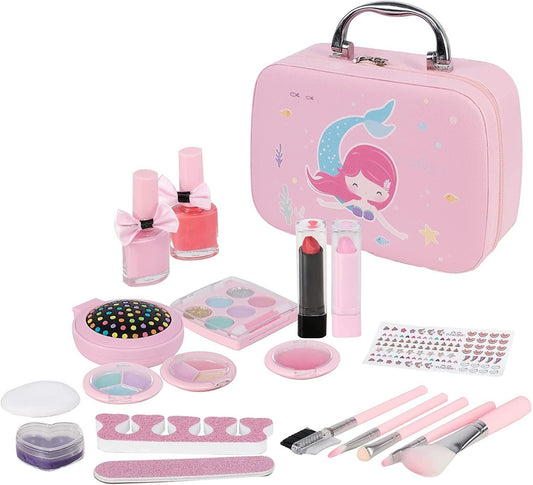 Kids Washable 21 Pcs Makeup Toy Set