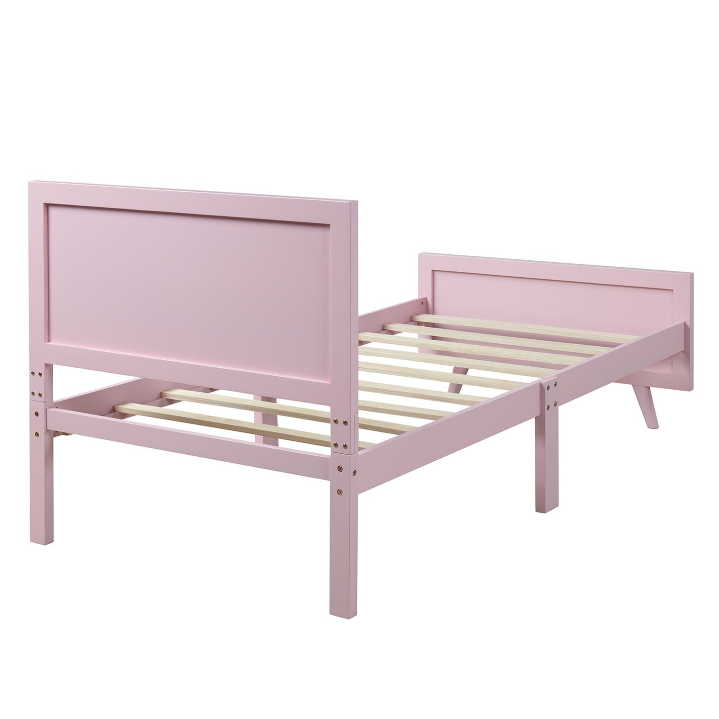 Wood Platform Twin Bed