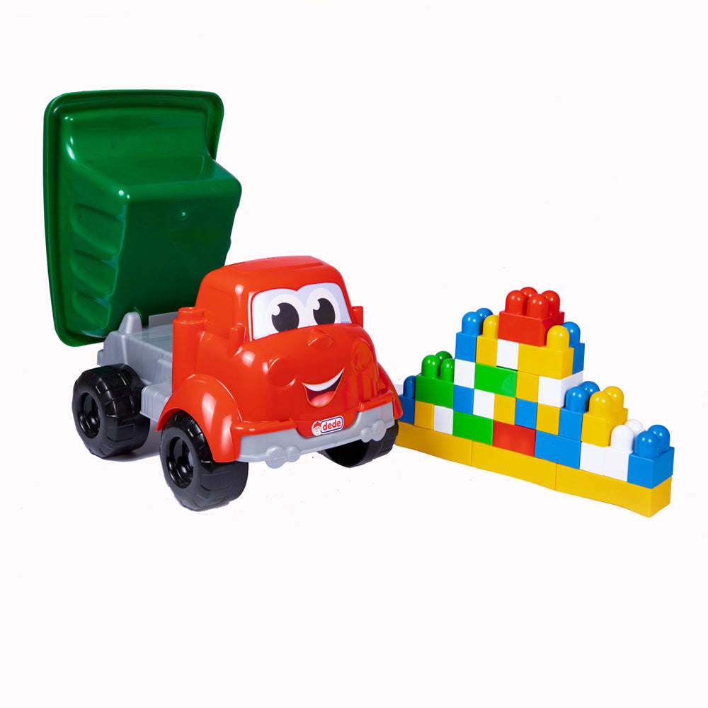 Toy Truck w/Blocks, (30 Pieces)