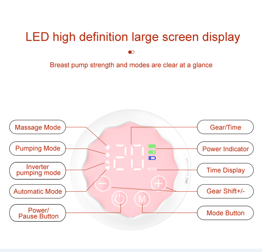 180ml wearable electric breast pump