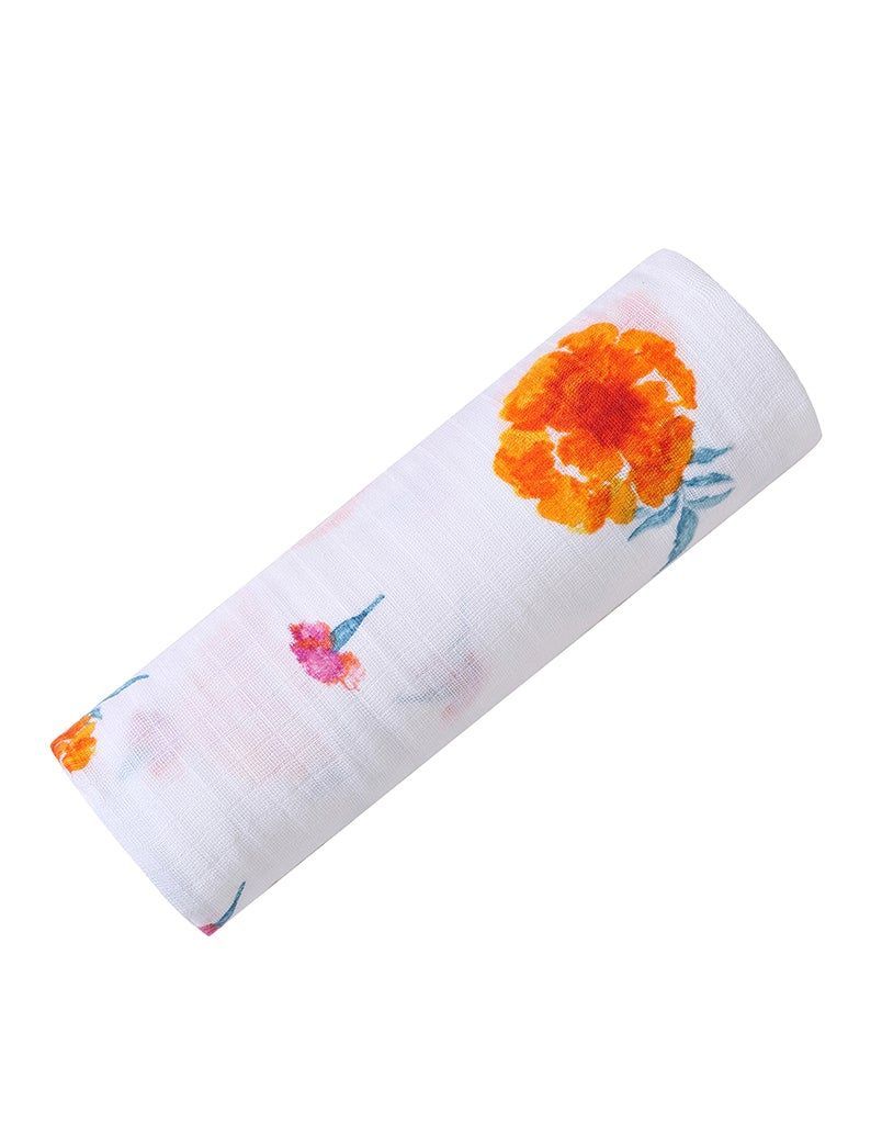 ORGANIC SWADDLE - MARIGOLD