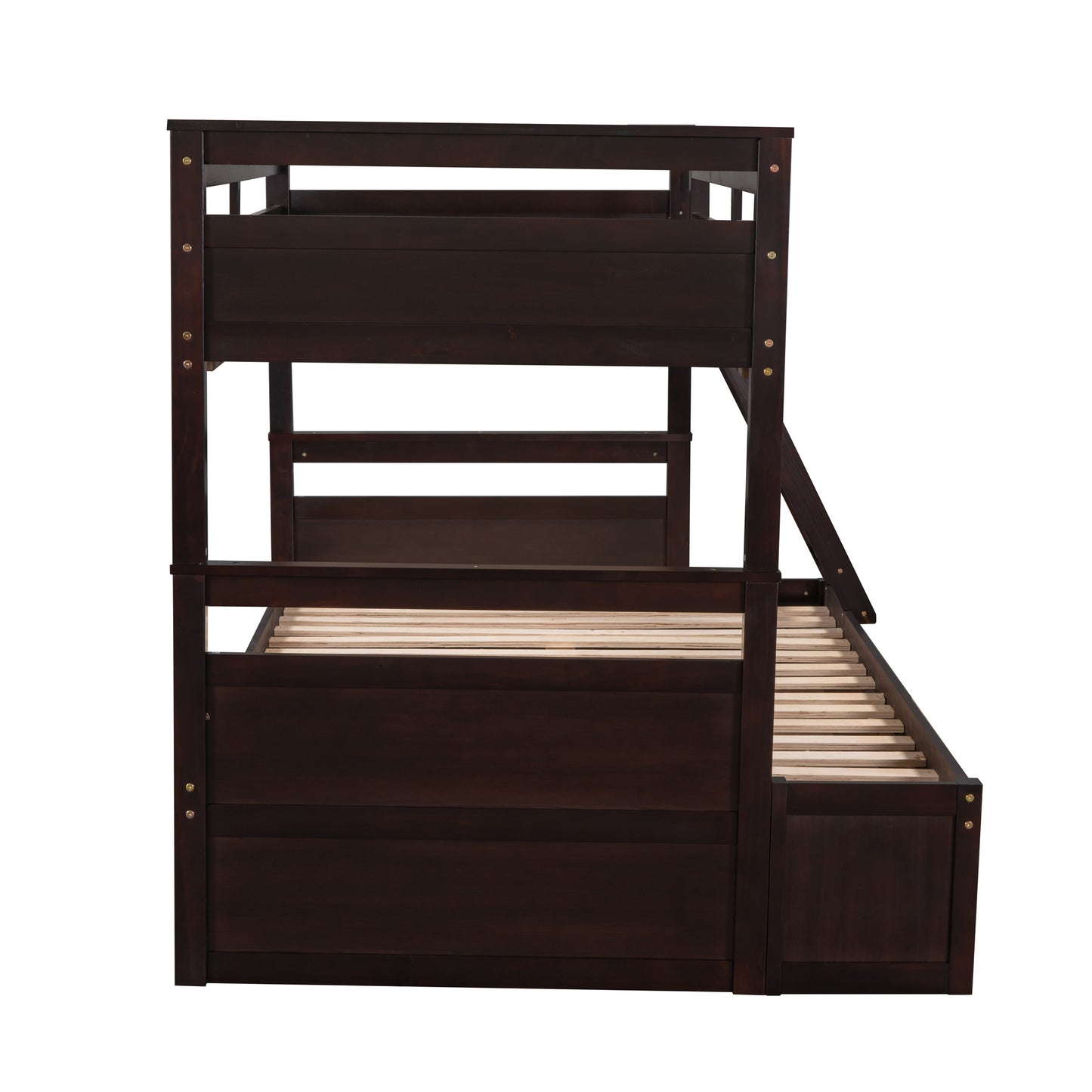 Twin over Full Bunk Bed w/Storage