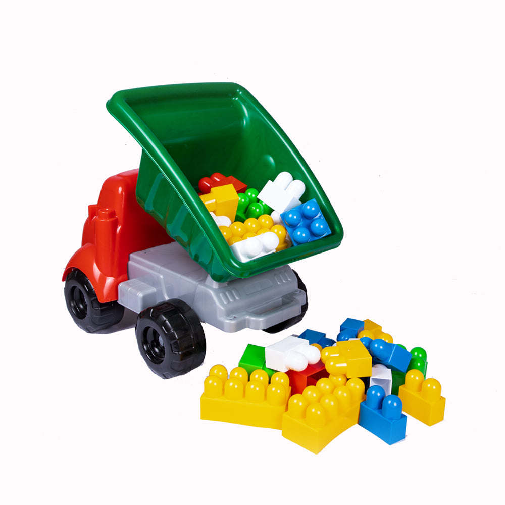 Toy Truck w/Blocks, (30 Pieces)