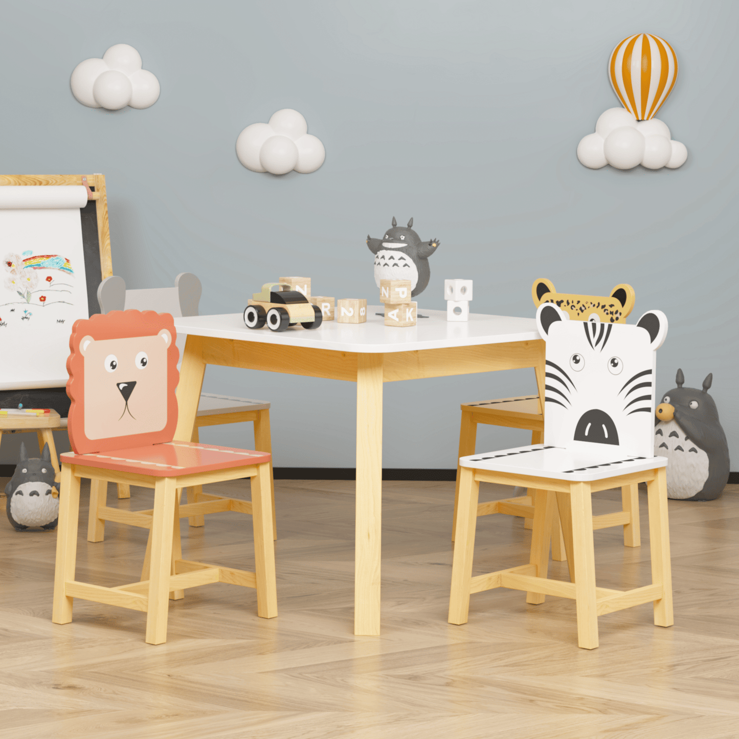 5 Piece Kiddy Table and Chair Set