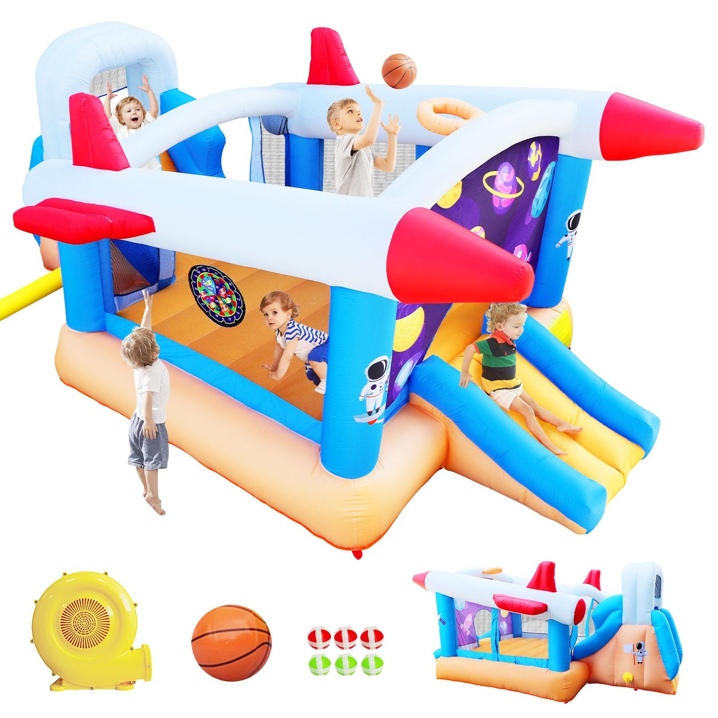 6 in 1 inflatable bouncer