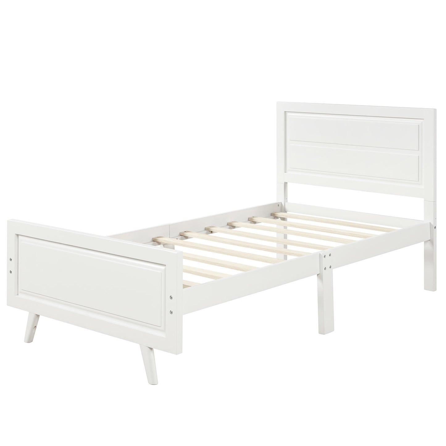 Wood Platform Twin Bed