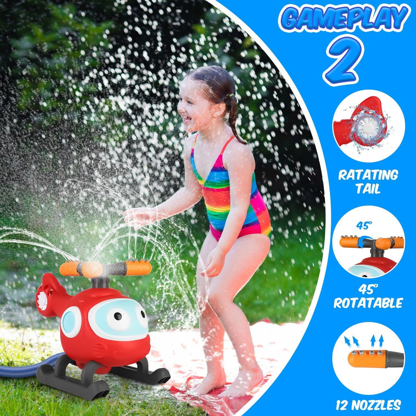 2 In 1 Water Sprinkler