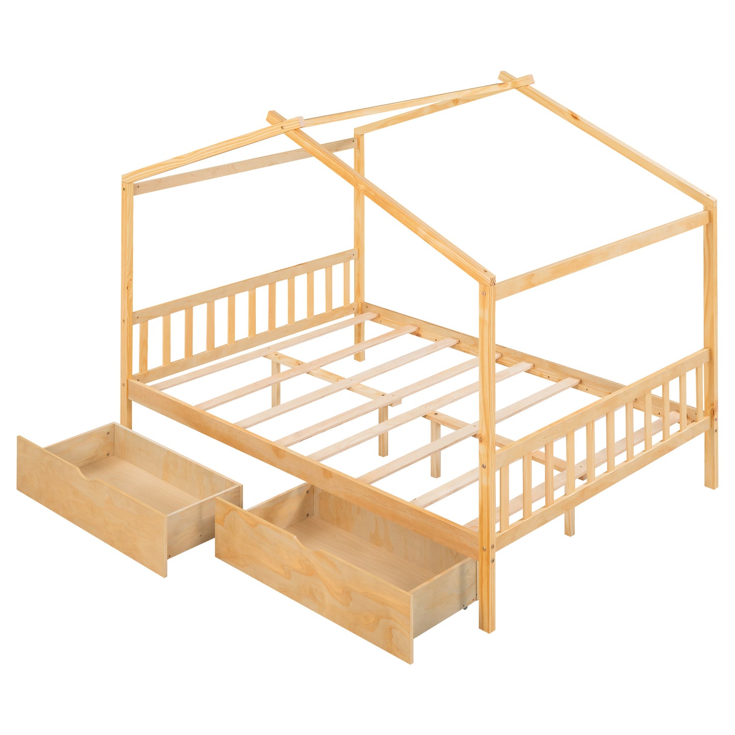 Full Size Roof Design Platform Bed