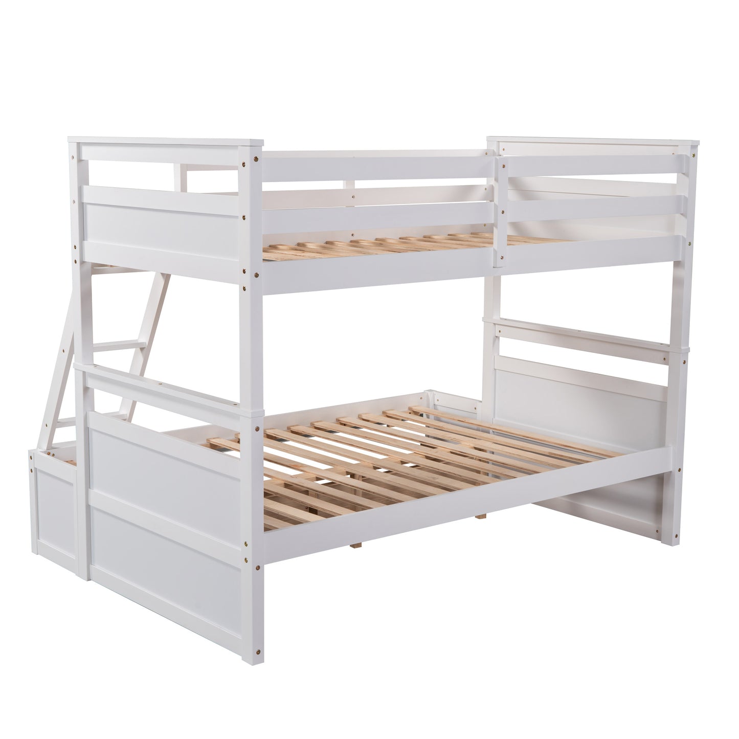 Twin over Full Bunk Bed w/Storage