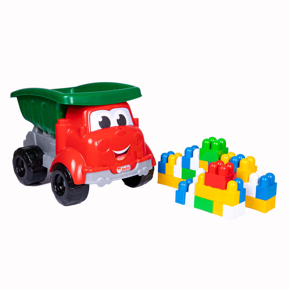 Toy Truck w/Blocks, (30 Pieces)