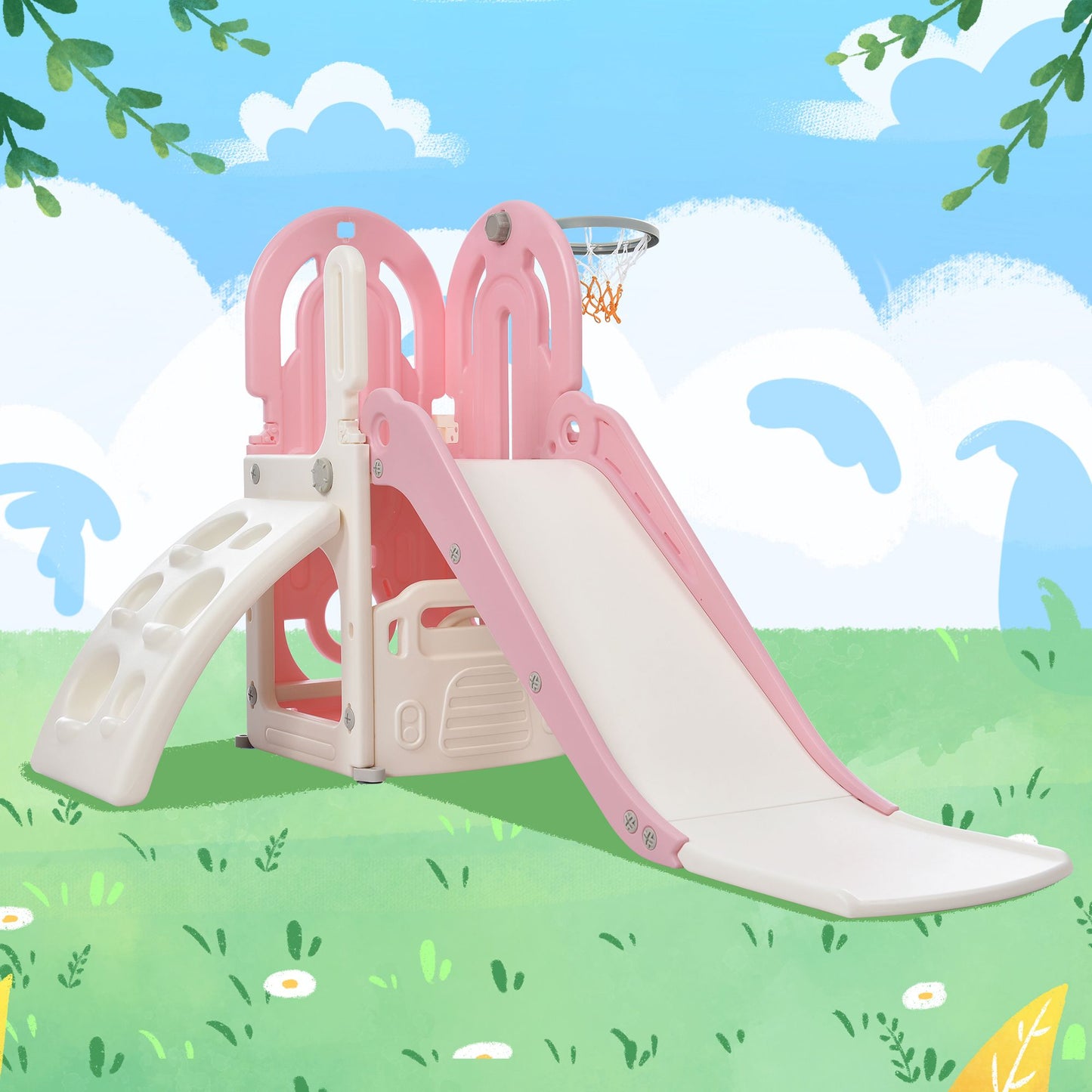 4 in 1 Climber and Slide Set