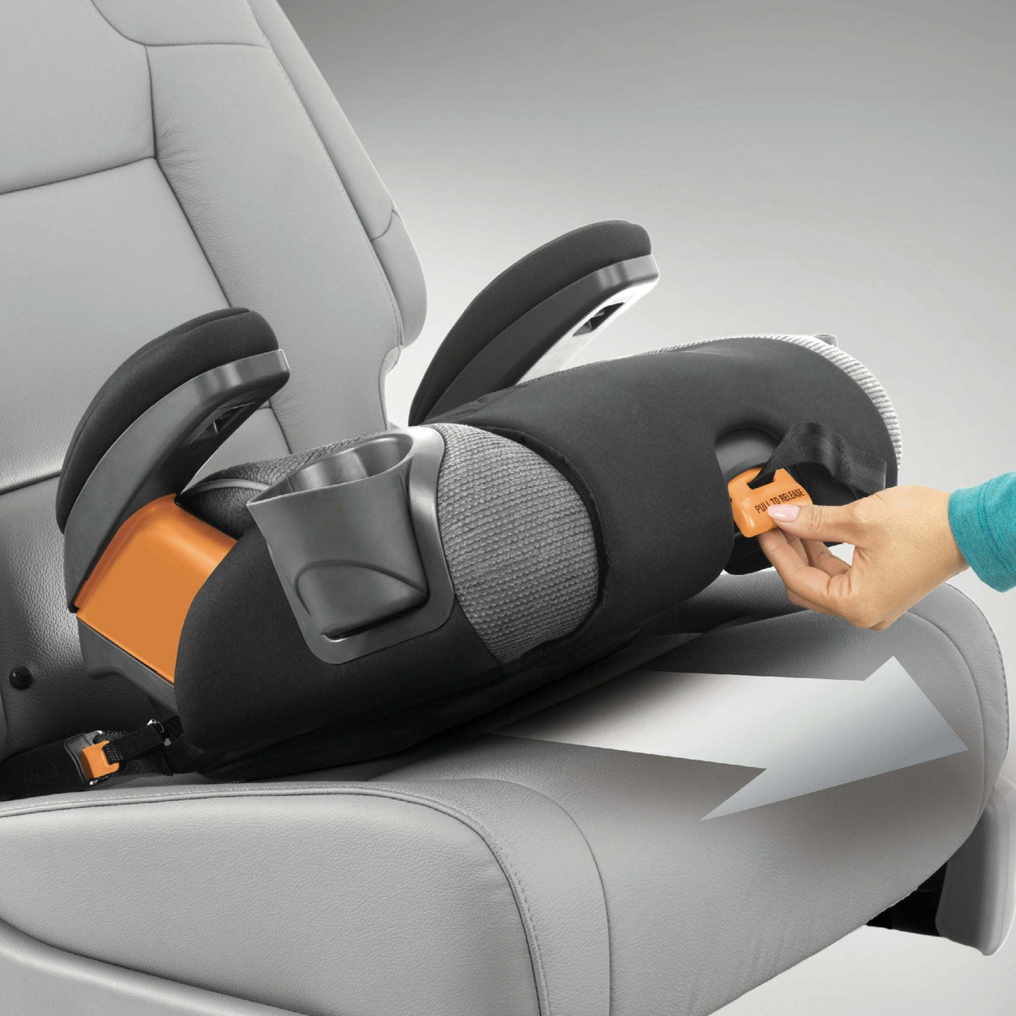 2-in-1 Belt Positioning Booster Seat - Taurus (Black/Grey)