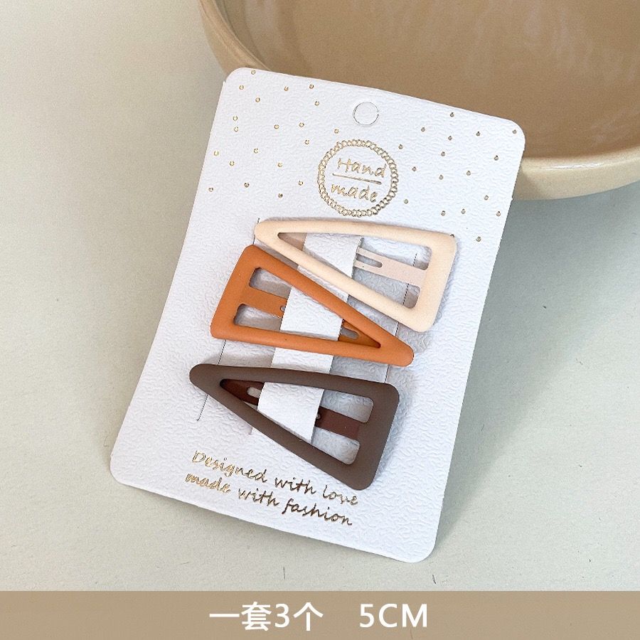 3pcs Frosted Tea Color BB Clip