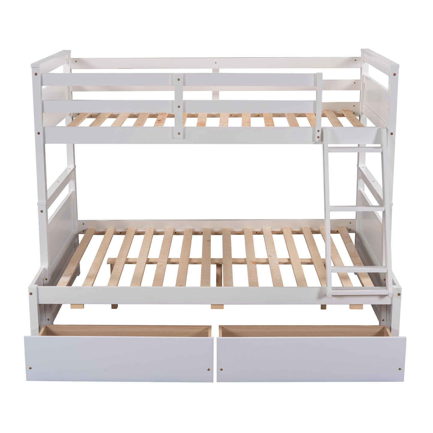 Twin over Full Bunk Bed w/Storage