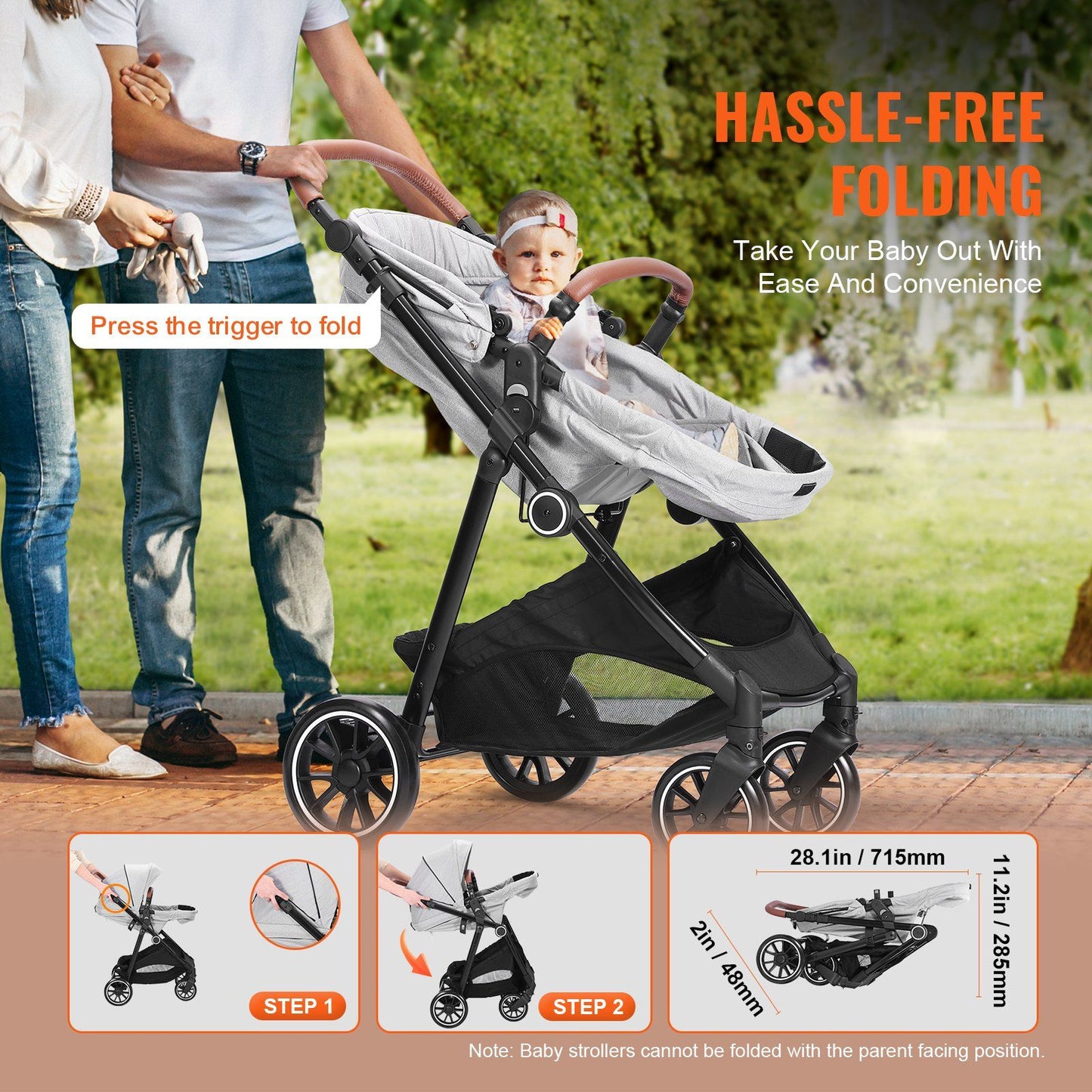 VEVOR Baby Stroller