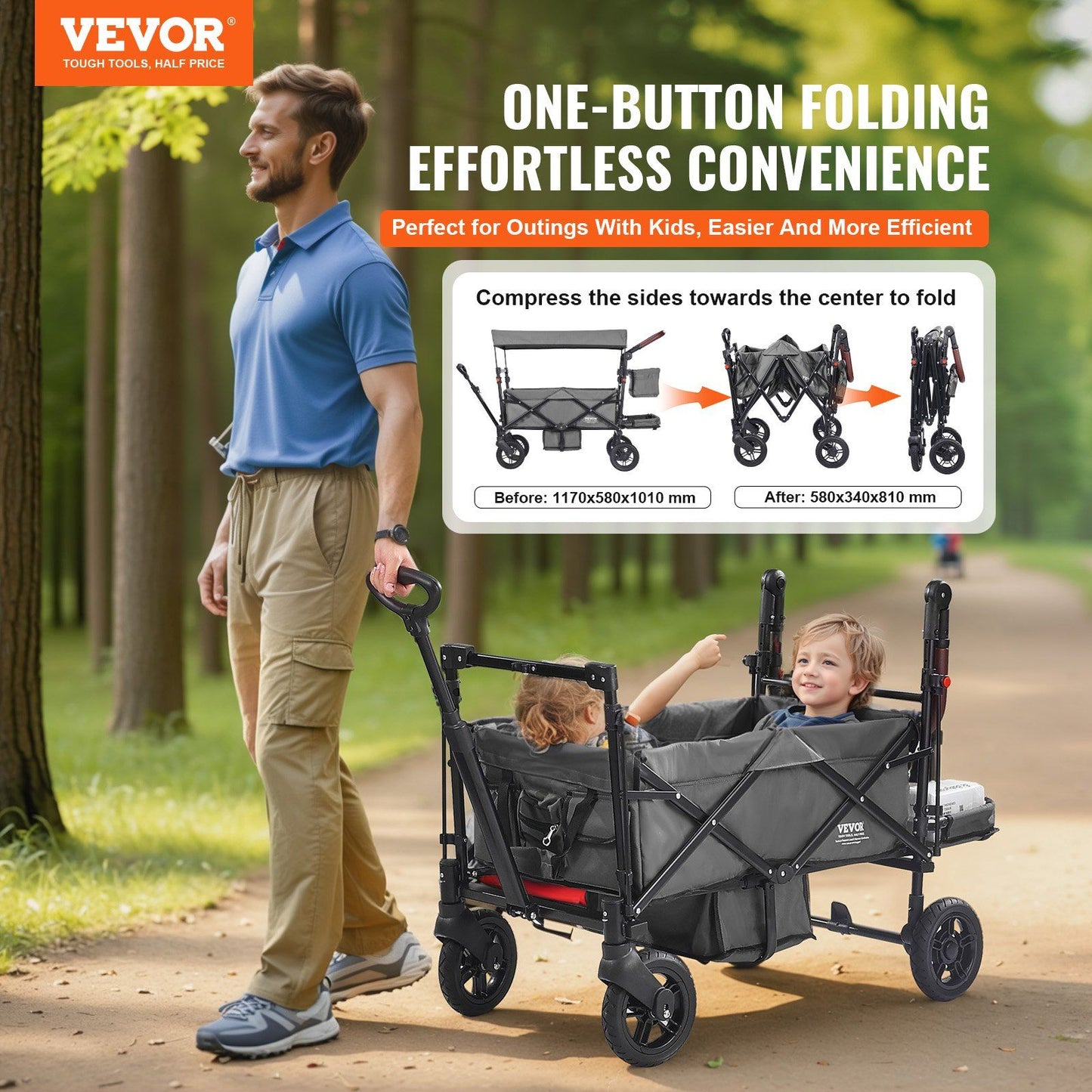 VEVOR Wagon Stroller