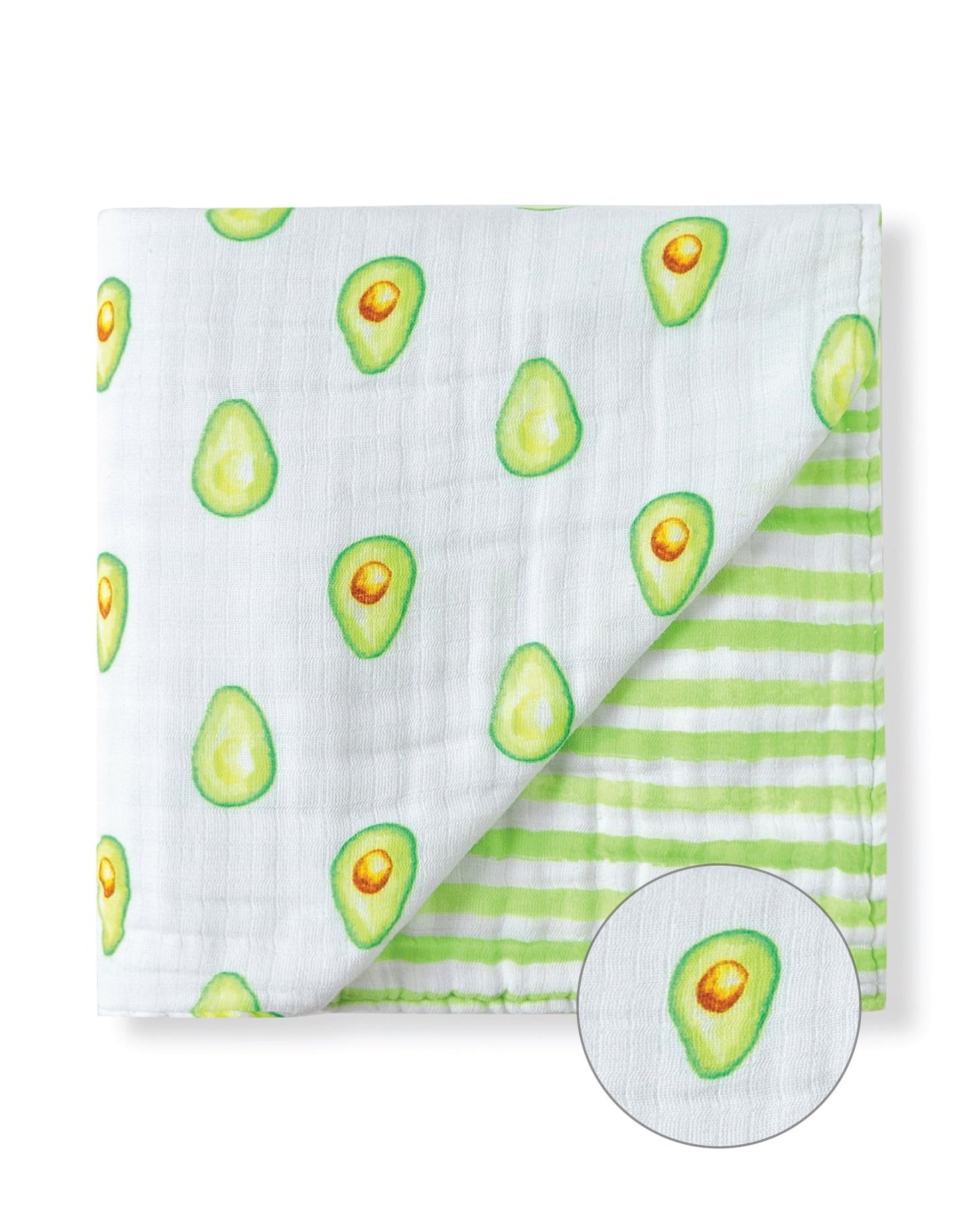 ORGANIC SNUG BLANKET - AVOCADO