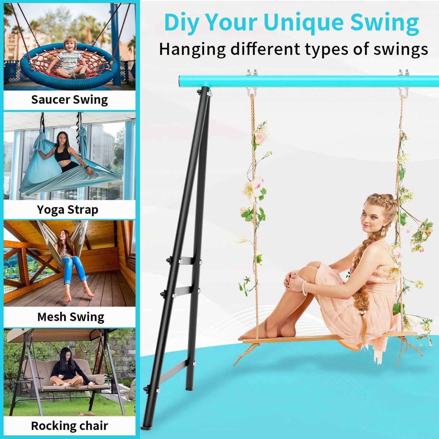 Metal Swing Set