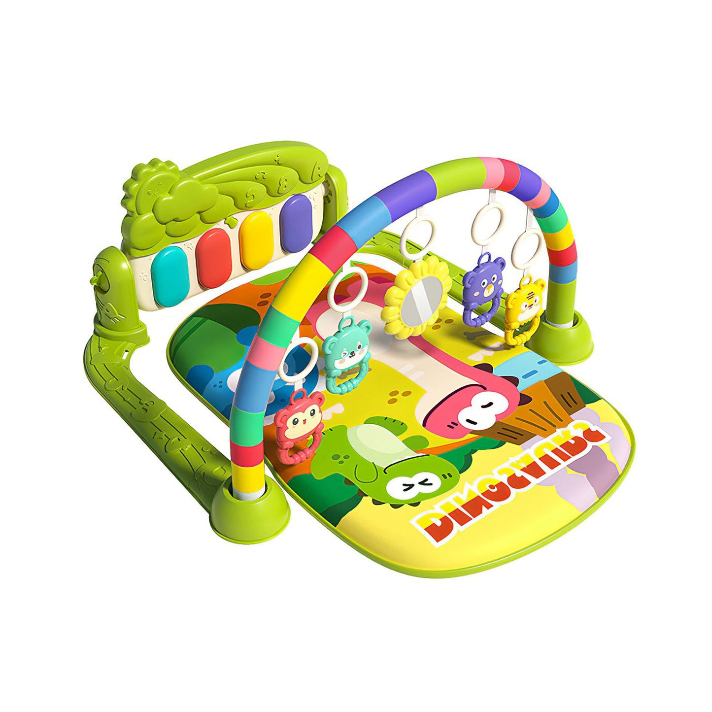 2 In 1 Baby Gym Musical Activity Tummy Time Mat