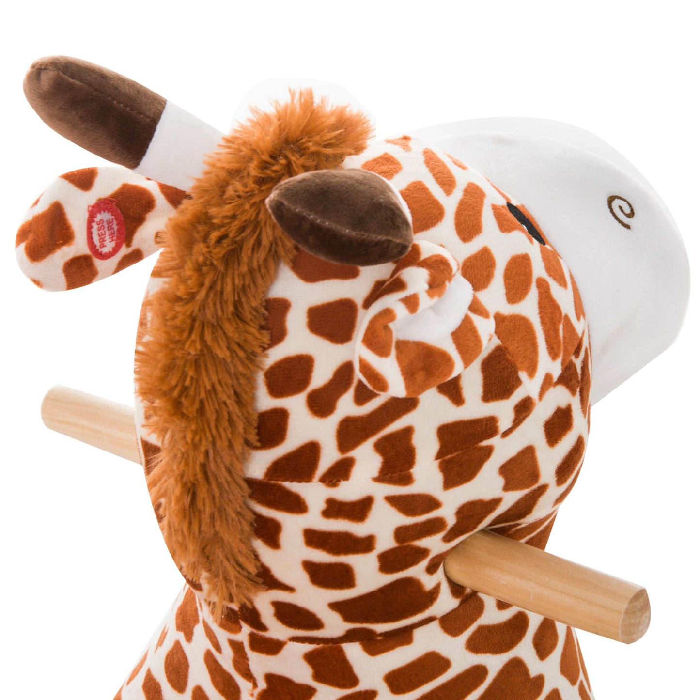 Plush Rocking Horse Giraffe