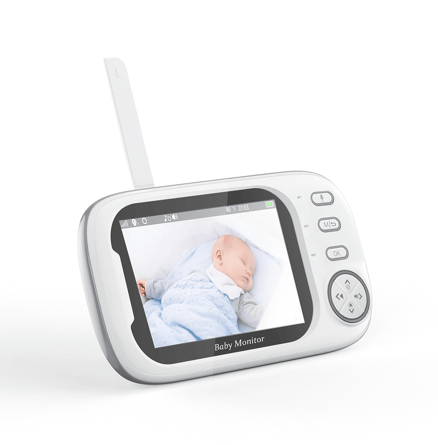 3.5 inch LCD MicroSD Video Baby Monitor