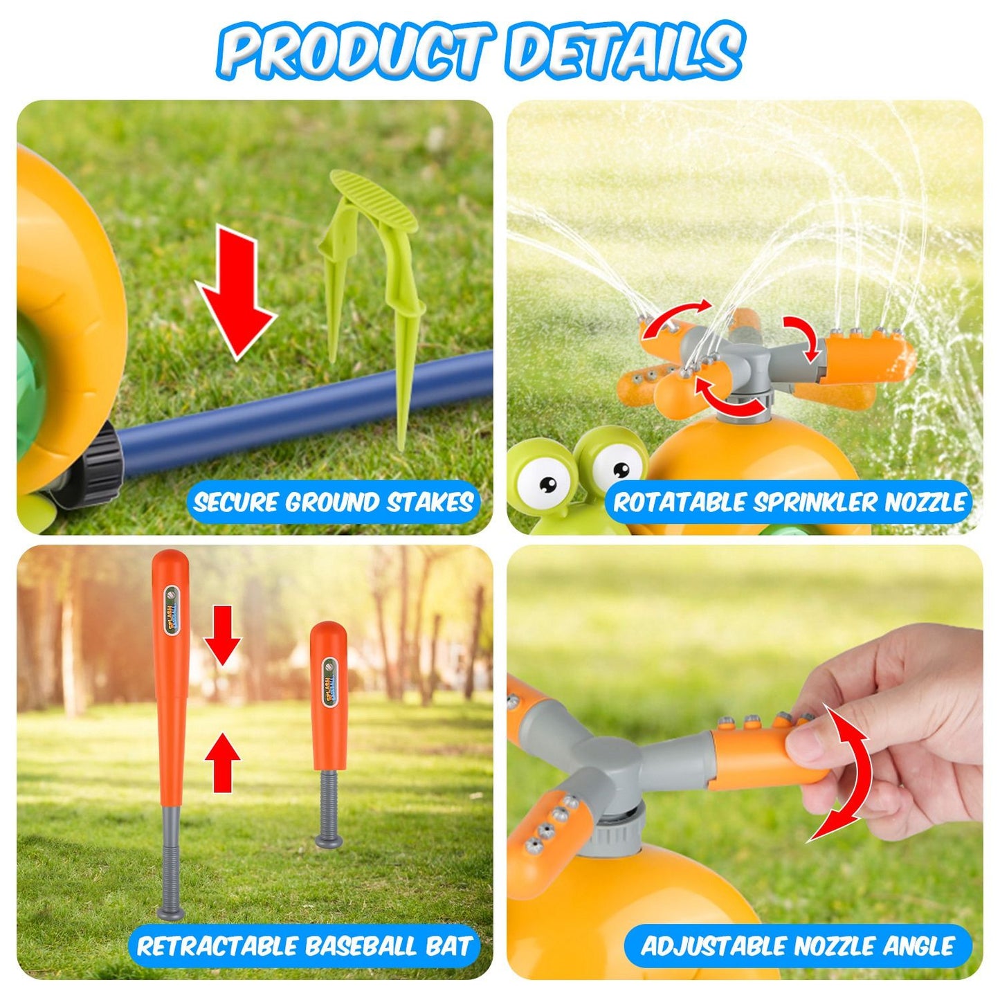 2 In 1 Snail Water Sprinkler