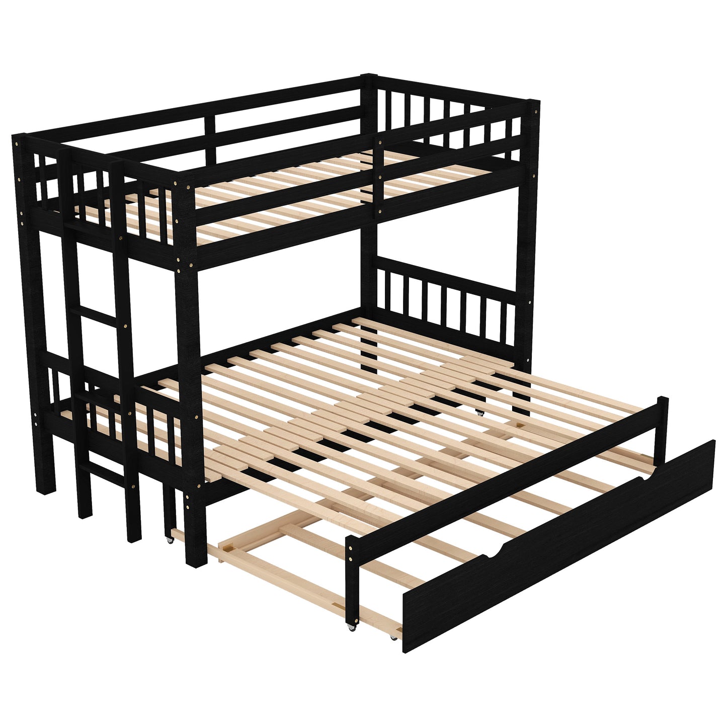 Twin Pull-out Bunk Bed w/Trundle