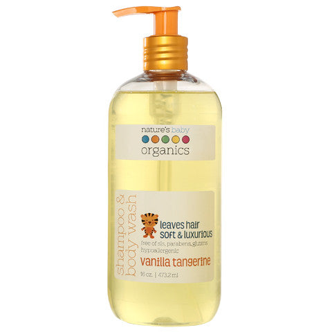 Shampoo & Body Wash Vanilla Tangerine 16 oz