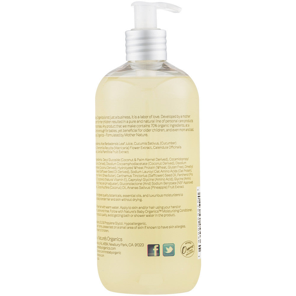 Shampoo & Body Wash Coconut Pineapple 16 oz