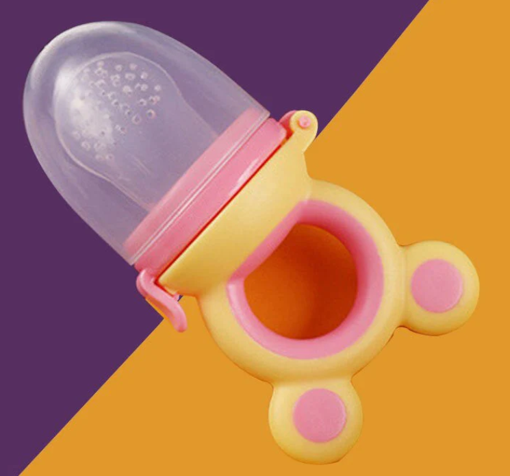 Silicone baby fruit and vegetable feeder