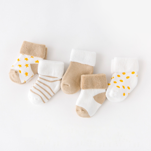 5Pair Newborn Socks