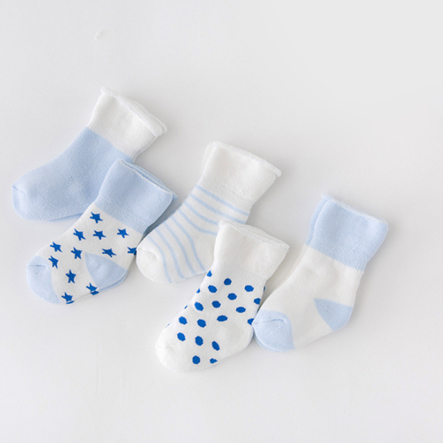 5Pair Newborn Socks