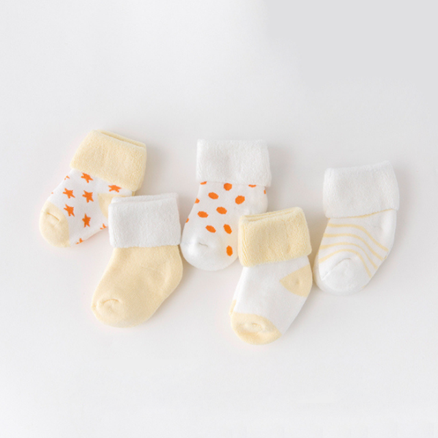 5Pair Newborn Socks