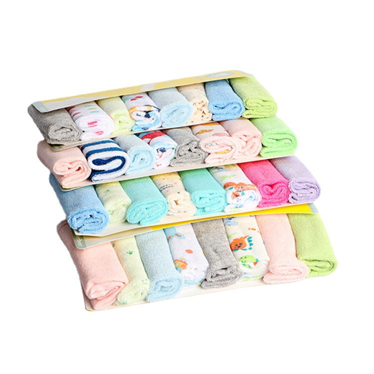 small square towel baby drool towel (8 Pack)