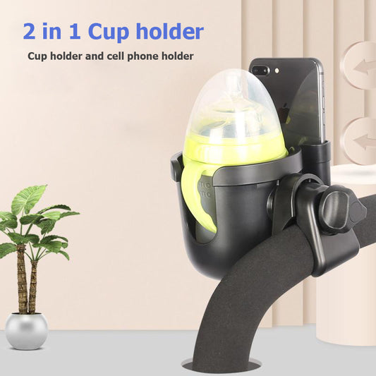 2 In 1 Stroller Cup Holder