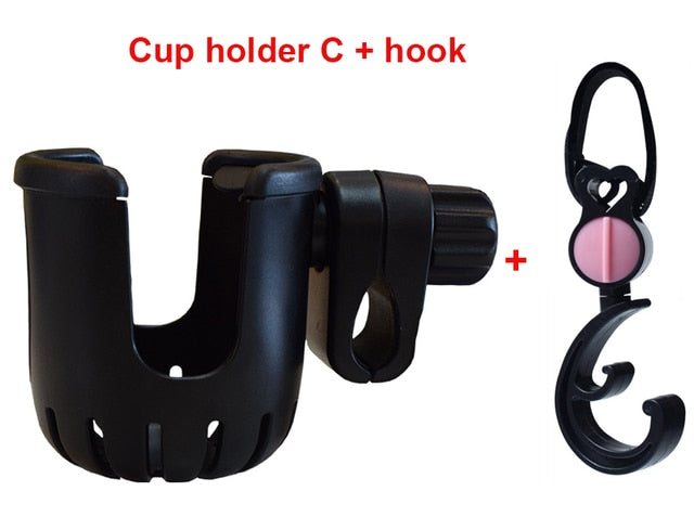 2 In 1 Stroller Cup Holder