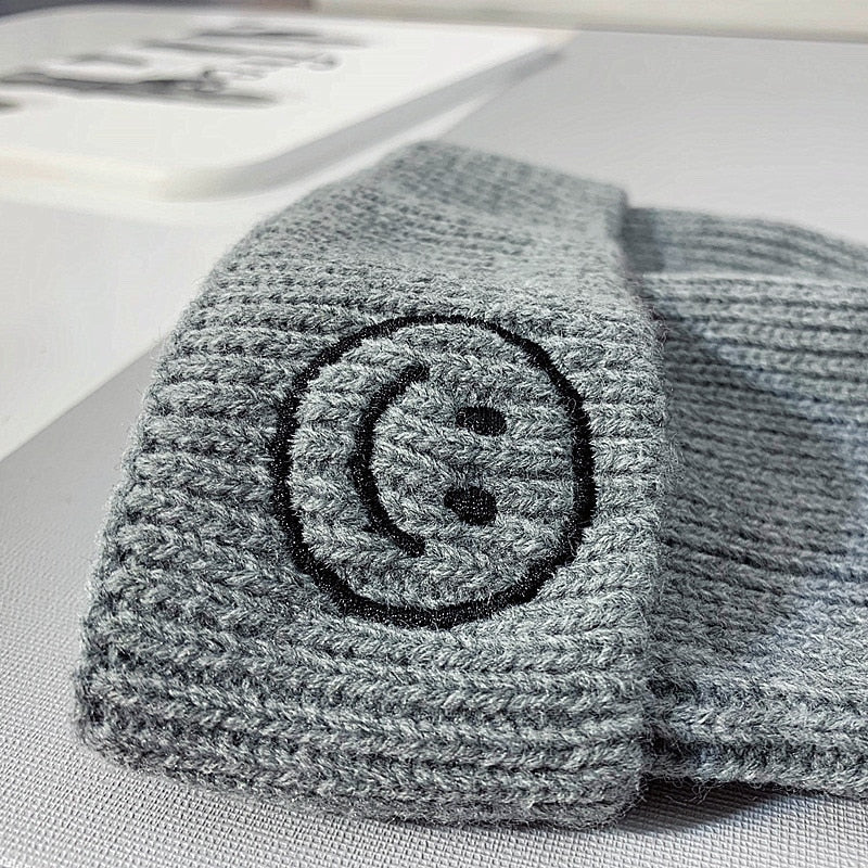 Embroidered Knitted Beanie