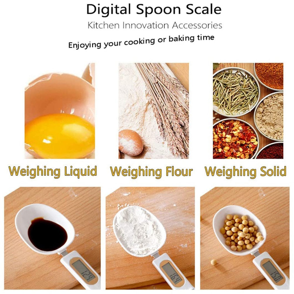 Electronic LCD Digital Kitchen Scale (Spoon)