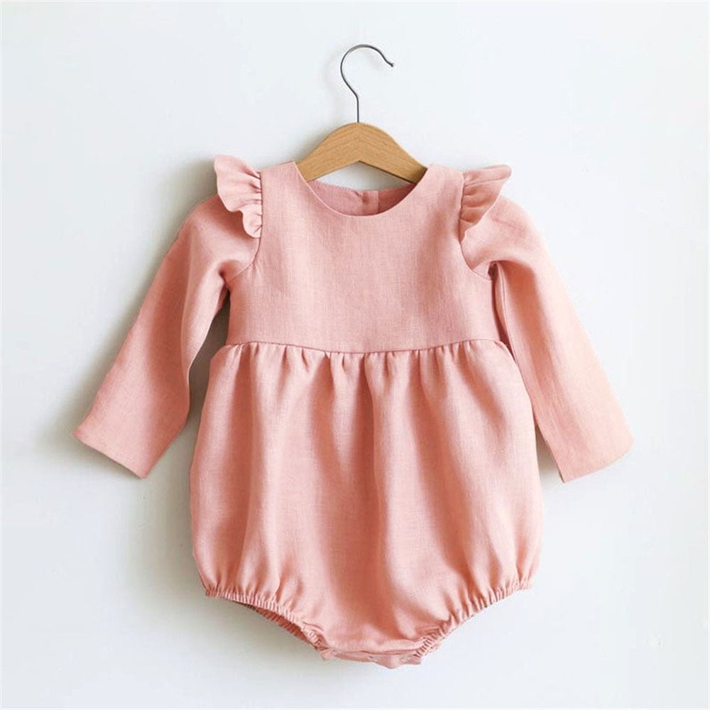 0-24M Long Sleeve Rompers