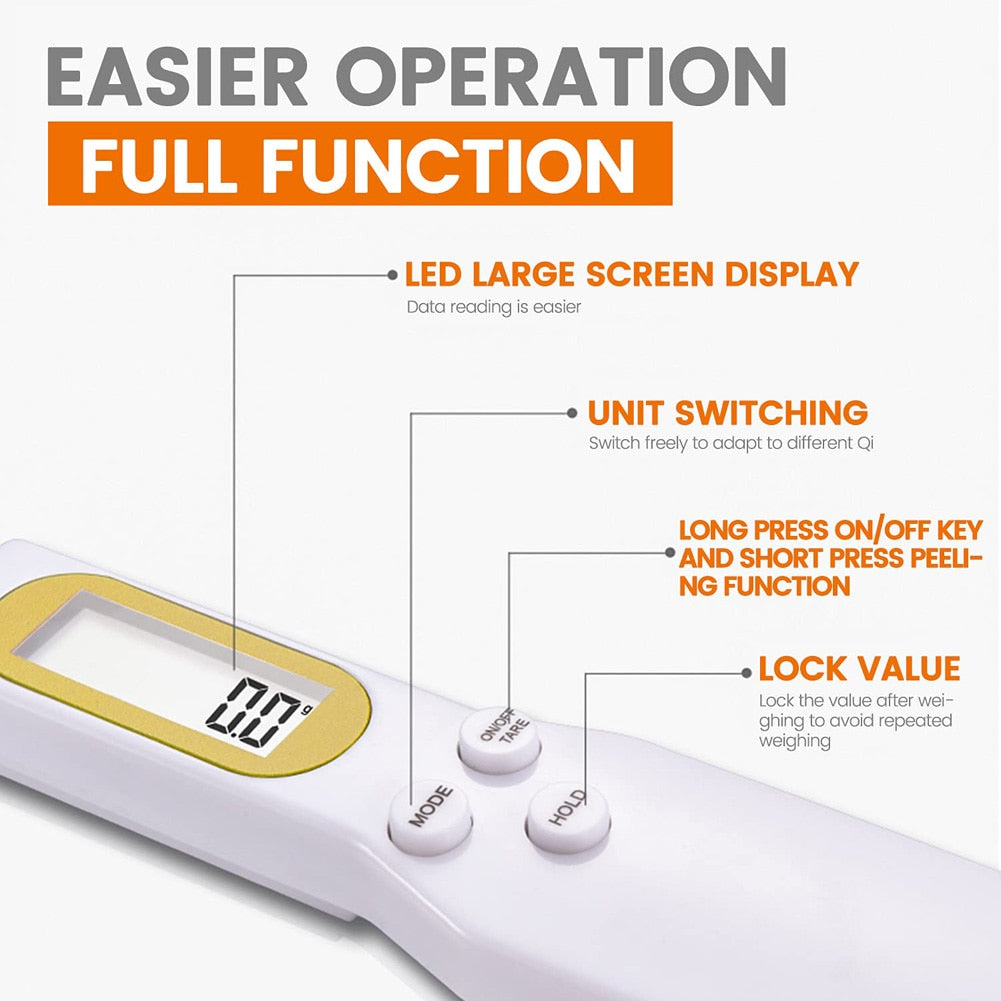 Electronic LCD Digital Kitchen Scale (Spoon)