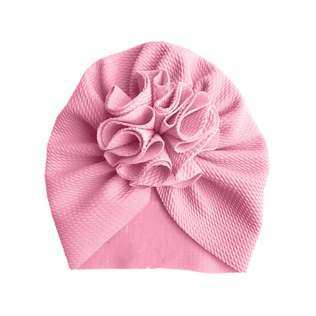 Soft Flower Baby Hat