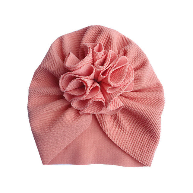 Soft Flower Baby Hat