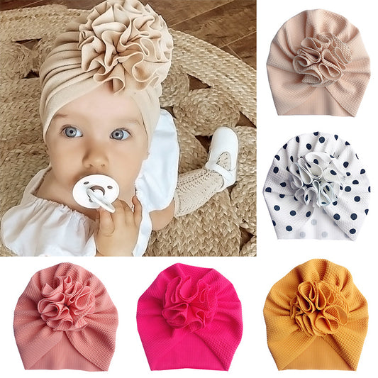 Soft Flower Baby Hat